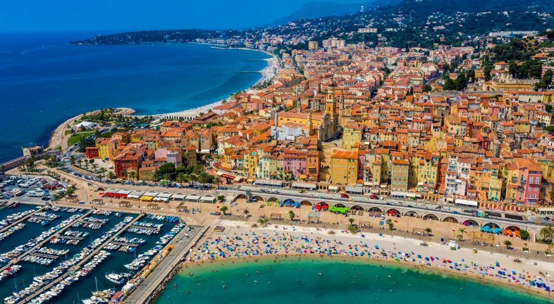 Studio Vieille Ville Tout Equipe Sans Ascenseur Menton Luaran gambar
